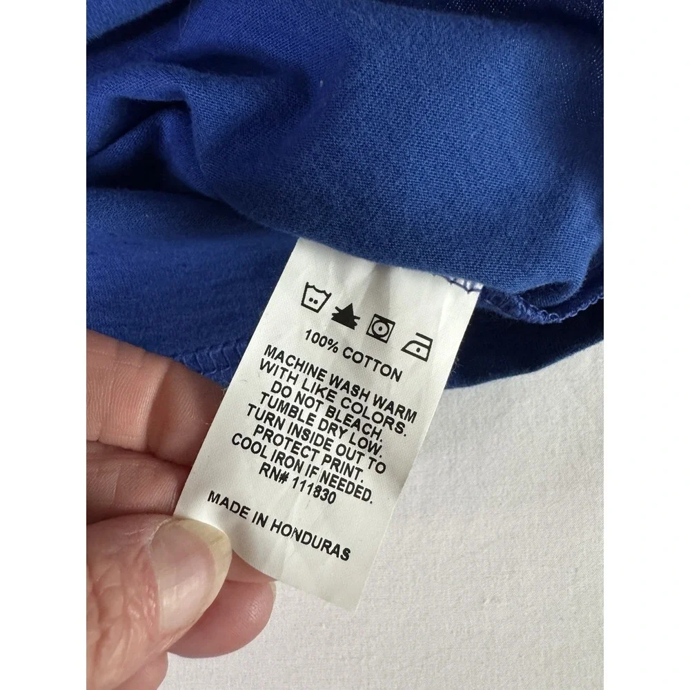 Hard Rock Café Phoenix Blue T-Shirt XXL 100% Cotton Made in Honduras